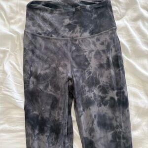 lululemon athletica Gray Tie-Dye Leggings